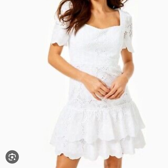 NWT Lilly Pulitzer, Bonni eyelet dress size 2 - Picture 3 of 8